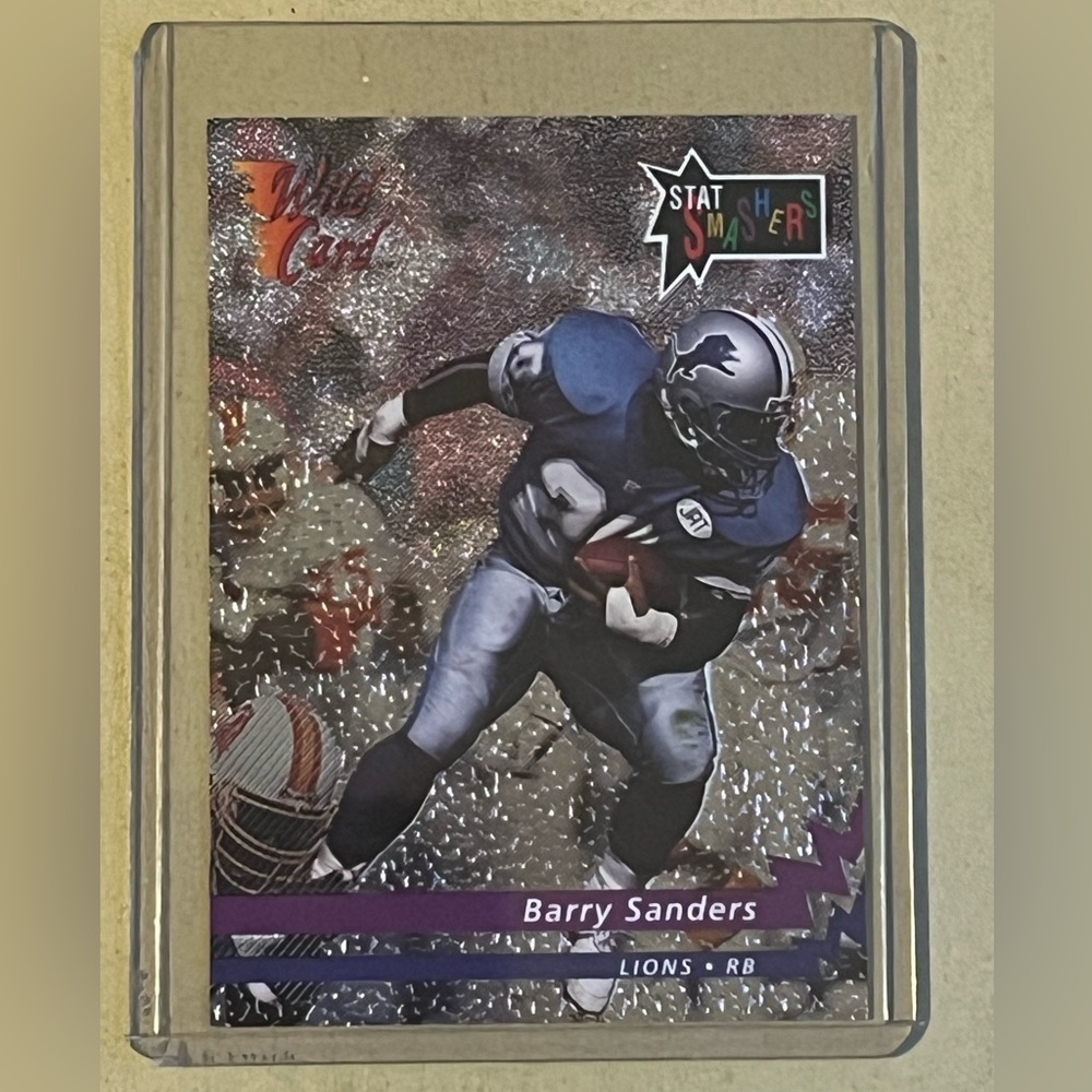 NFL 1992 Wildcard Stat Smashers Barry Sanders P1